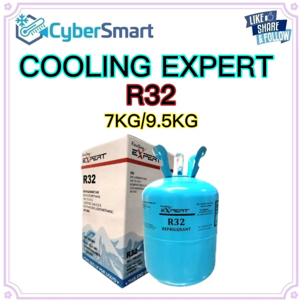 Refrigerant/Air conditioner Gas R32 9.5KG (Cooling Expert) Shopee