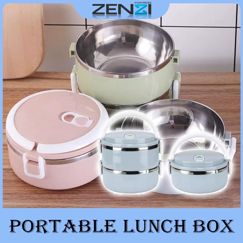 Portable Lunch Box Eco Friendly Plastic Thermal Food Container Portable