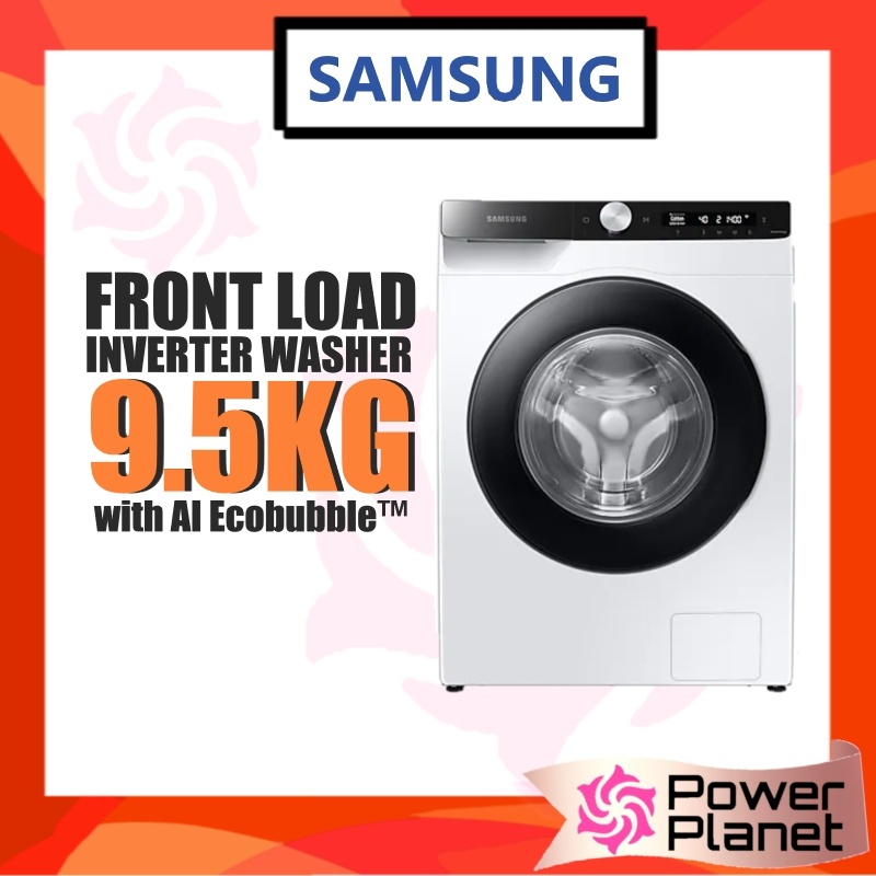 Samsung 9.5KG Front Load Washer with AI Ecobubble WW95T534DAE/FQ Inverter WW95T534DAE Mesin