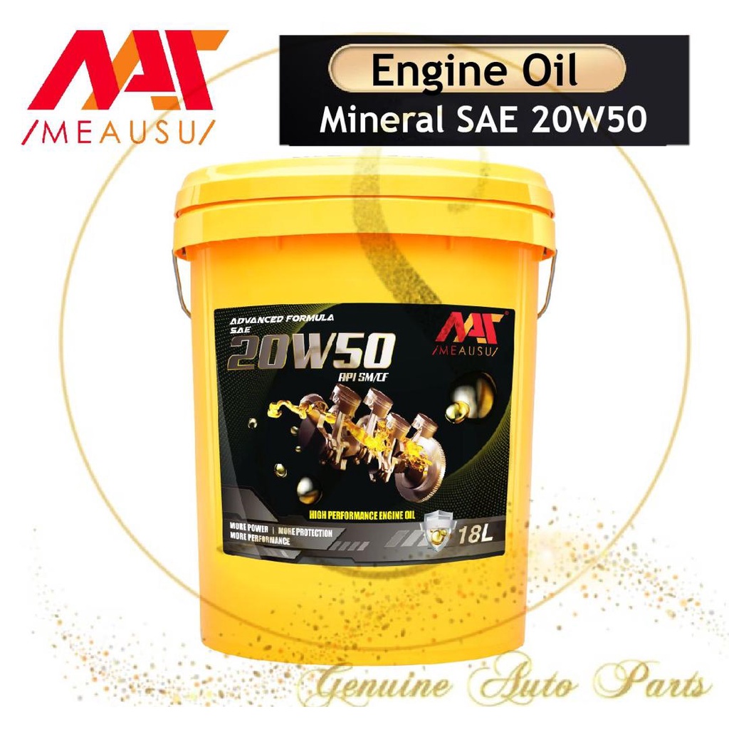 100 ORIGINAL MEAUSU OIL 18L ENGINE AUTO HYDRAULIC GEAR DEXRON 3 AWS68