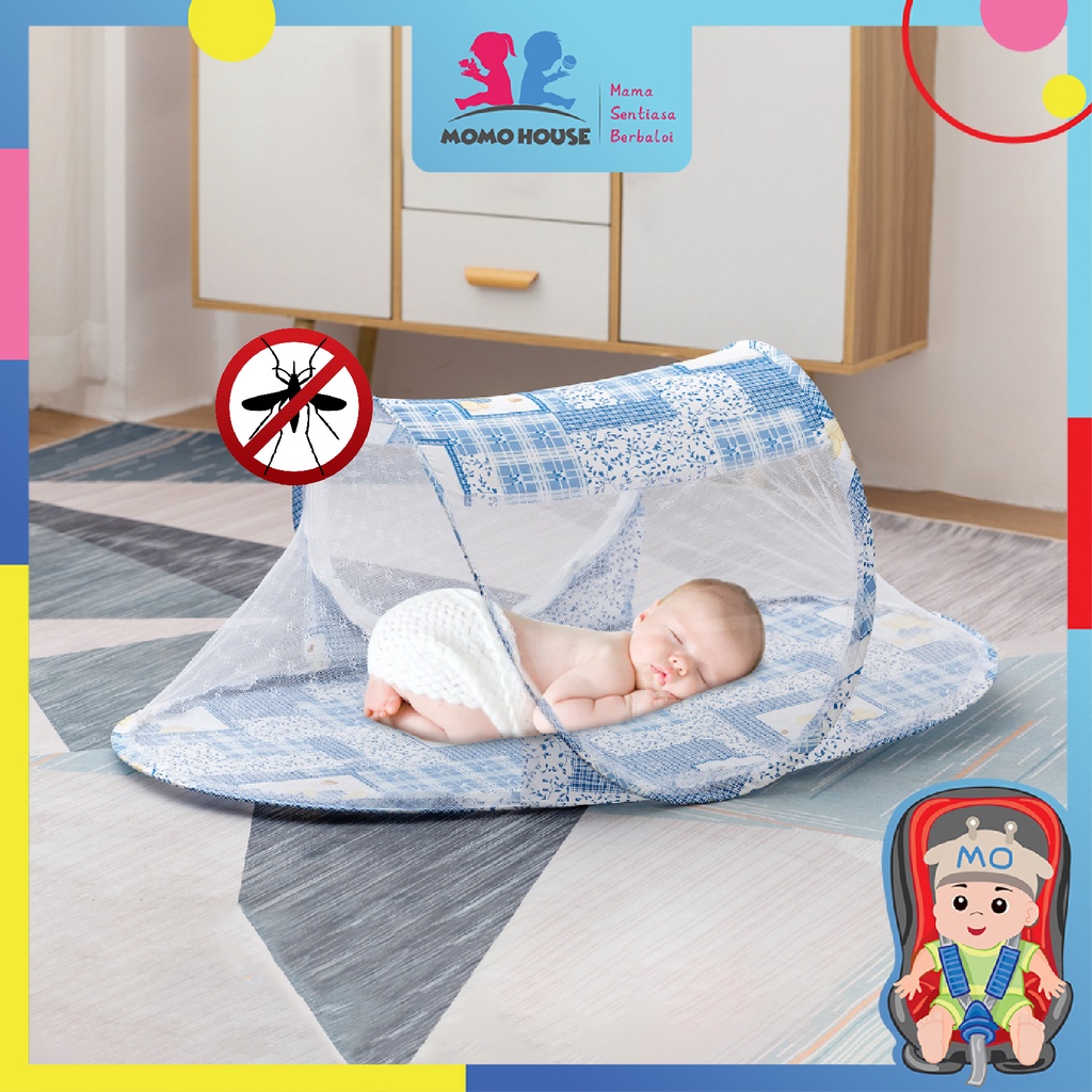 Newborn baby bed with mosquito outlet net