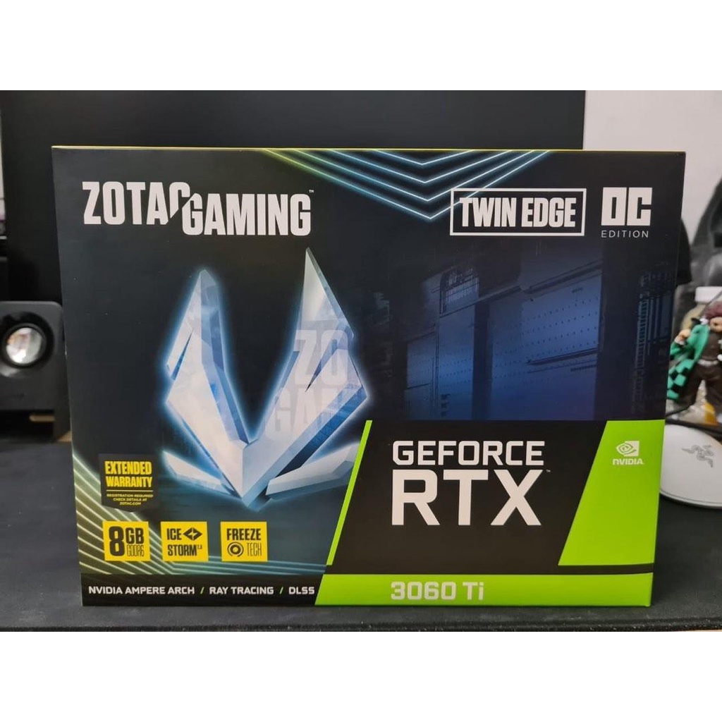 Zotac Gaming GeForce RTX 3060 Ti Twin Edge LHR - Carte Graphique 8 Go GDDR6 - NVIDIA - Pour PC Gamer