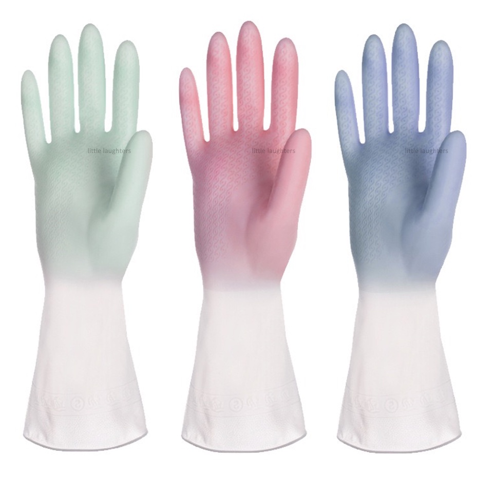 Latex Long Gloves Dishwashing Gloves Laundry Kitchen Cleaning