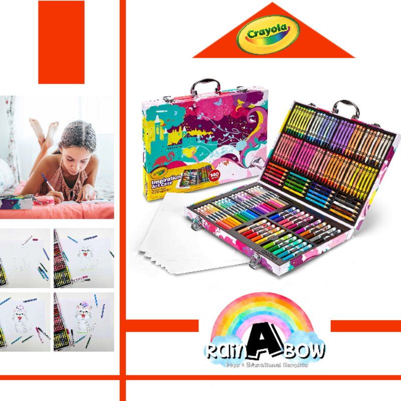 Crayola 140-Piece Art Case $12