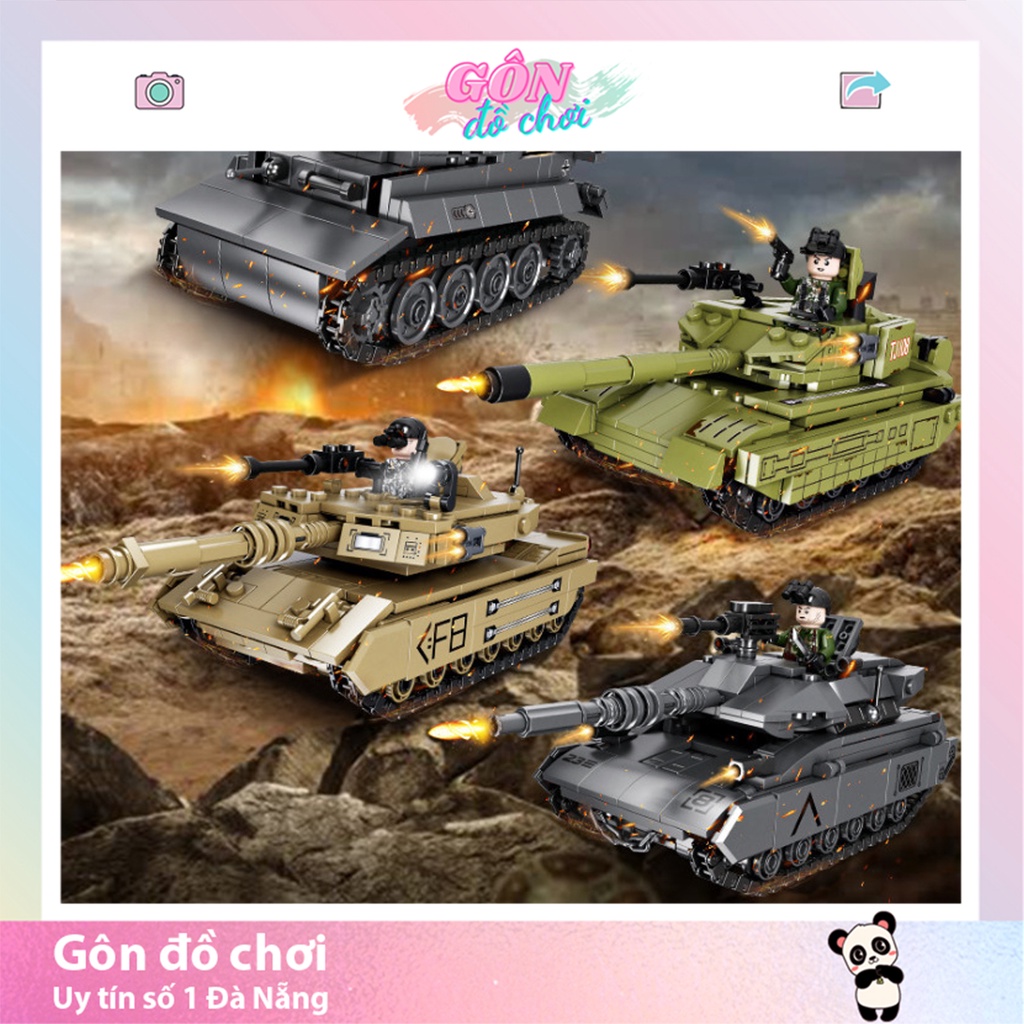 Tank puzzle set, smart tank assembly toy for children, golf toy ...