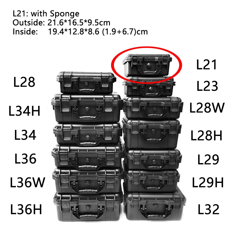 Waterproof Toolbox Instrument Equipment Hard Case Protective Shockproof ...