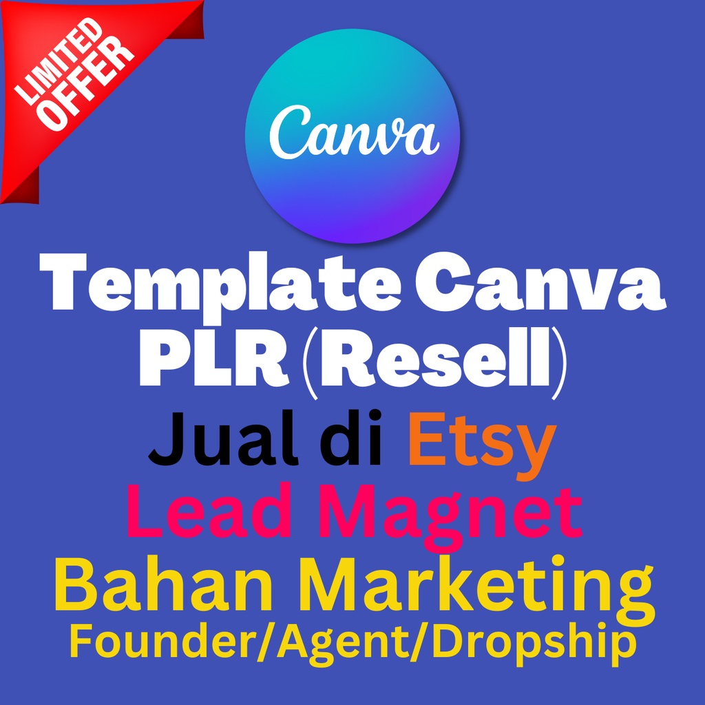 3000+ Template Canva boleh jual semula di Etsy atau kegunaan sendiri