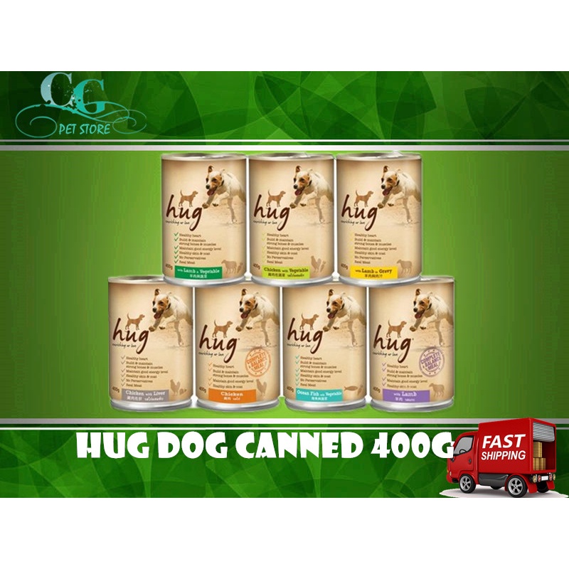 HUG Dog Canned / Wet Food 400G | Shopee Malaysia