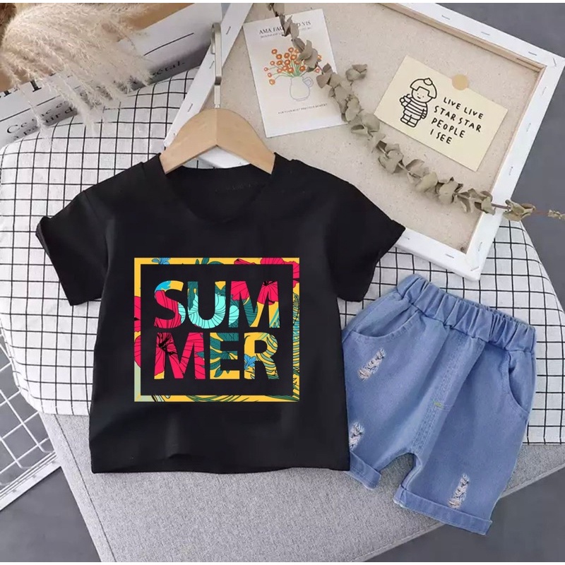 Children's SUMER DENIM Settings / Children's Clothes / Children Clothes