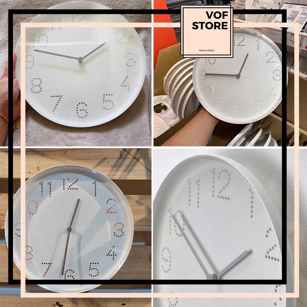 IKEA WALL CLOCK TROMMA TUNNIS CLOCK 25CM 30CM WALL HANGING CLOCK JAM
