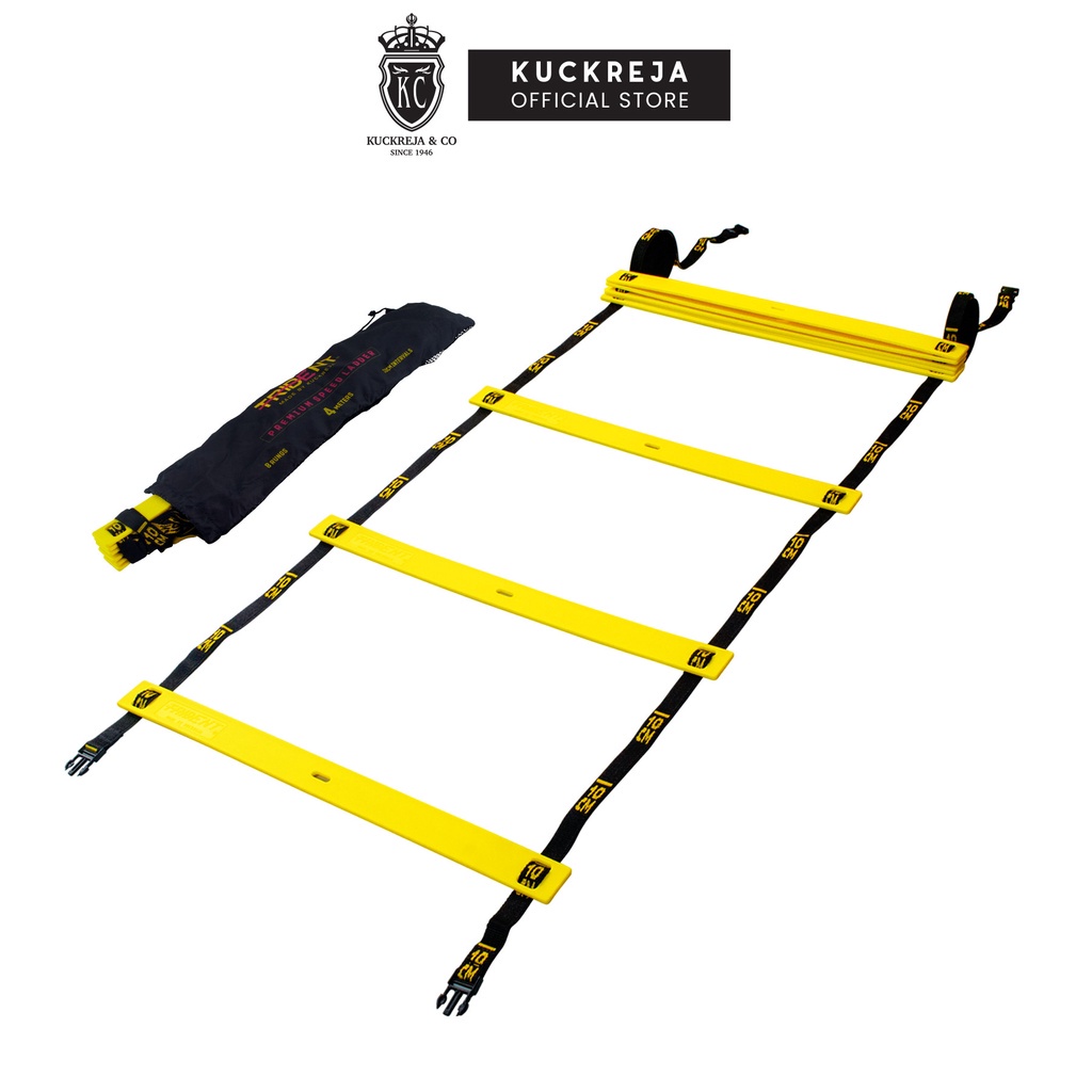Trident Master Premium Speed Ladder – 4M (Yellow/Black) | Shopee Malaysia