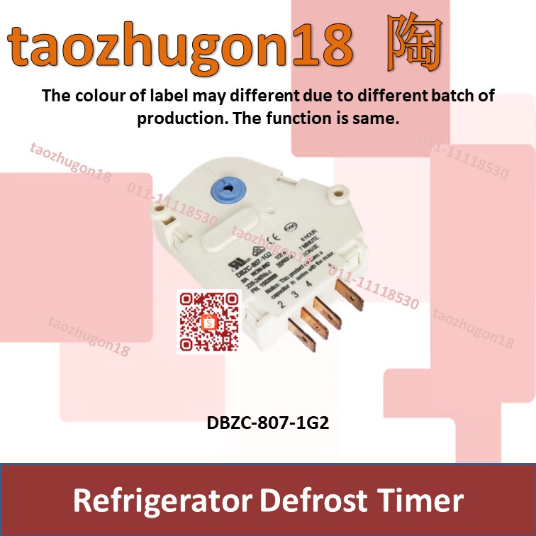DBZC-807-1G2 Fridge Refrigerator Defrost Timer | Shopee Malaysia