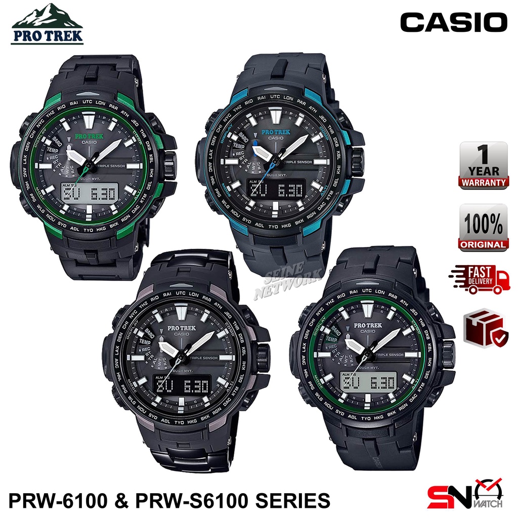 Casio Protrek PRW-6100FC PRW-6100Y PRW-6100YT PRW-S6100Y
