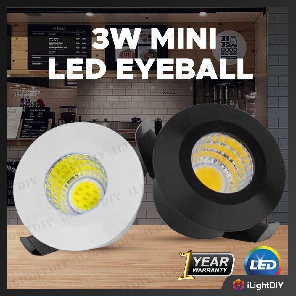 3W MINI LED EYEBALL RACK / DISPLAY SHOWCASE MINI LED RECESSED