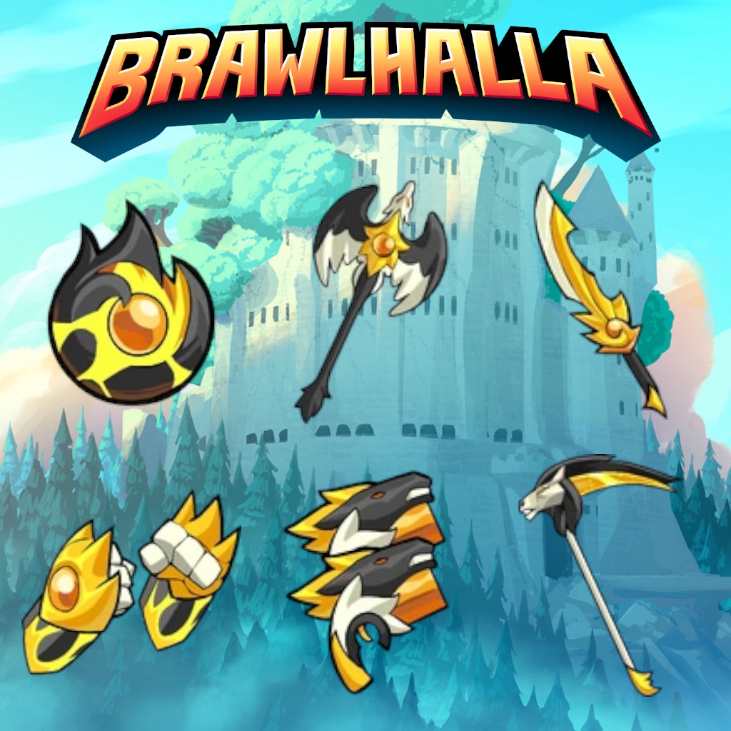 [𝐈𝐍𝐒𝐓𝐀𝐍𝐓] Brawlhalla Regal Sun Weapon Skins Shopee Malaysia