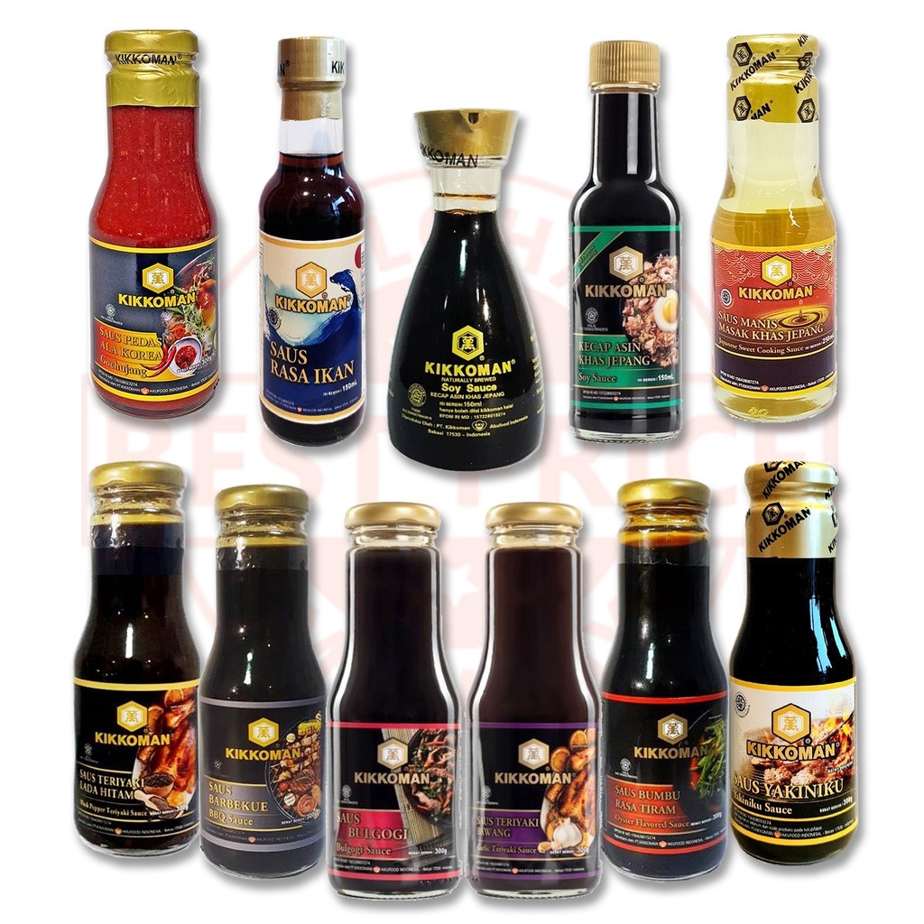 Ready, KIKKOMAN All Variants Of HALAL Soy Sauce (ASIN/BBQ/TERIYAKI