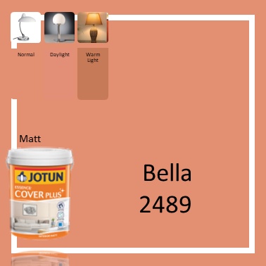 Jotun Paints 1L Essence Cover Plus 2489 Bella / Interior Wall Paint ...