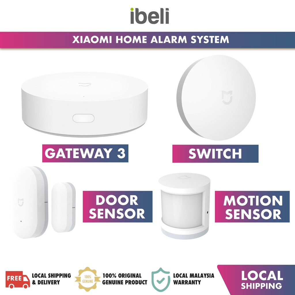 Xiaomi Mi Smart Home Alarm System Multifunctional Gateway , Zigbee ...
