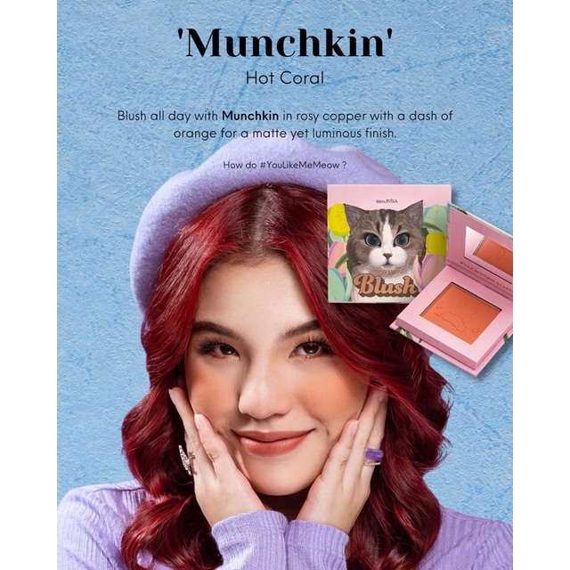 BeauTyra Disney Cinderella Cream Pot Blush Meow Meow Blush Mariposa