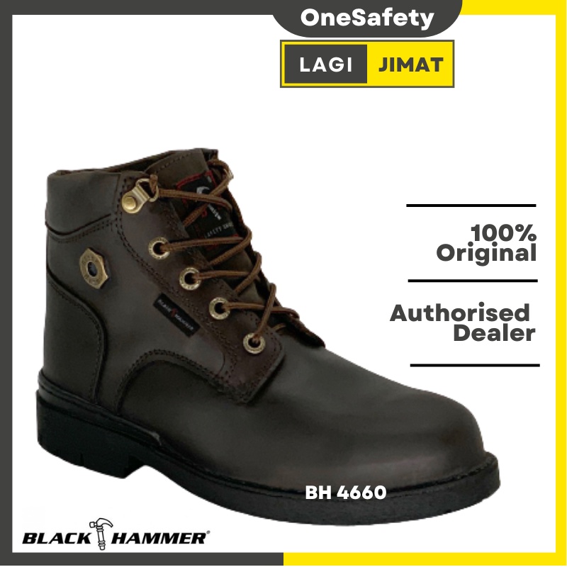 【lowest Price In Town🔥】original Black Hammer Safety Shoes Men Safety Boot Kasut Safety Boot