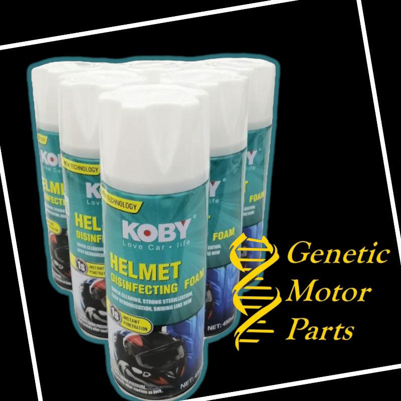 100% ORIGINAL KOBY HELMET CLEARING FOAM 450ML HELMET | Shopee Malaysia
