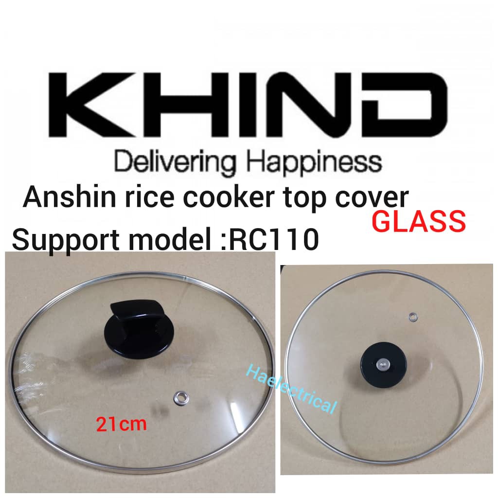 Khind Rice Cooker Top Cover With Handle RC110M (Glass) Shopee Malaysia