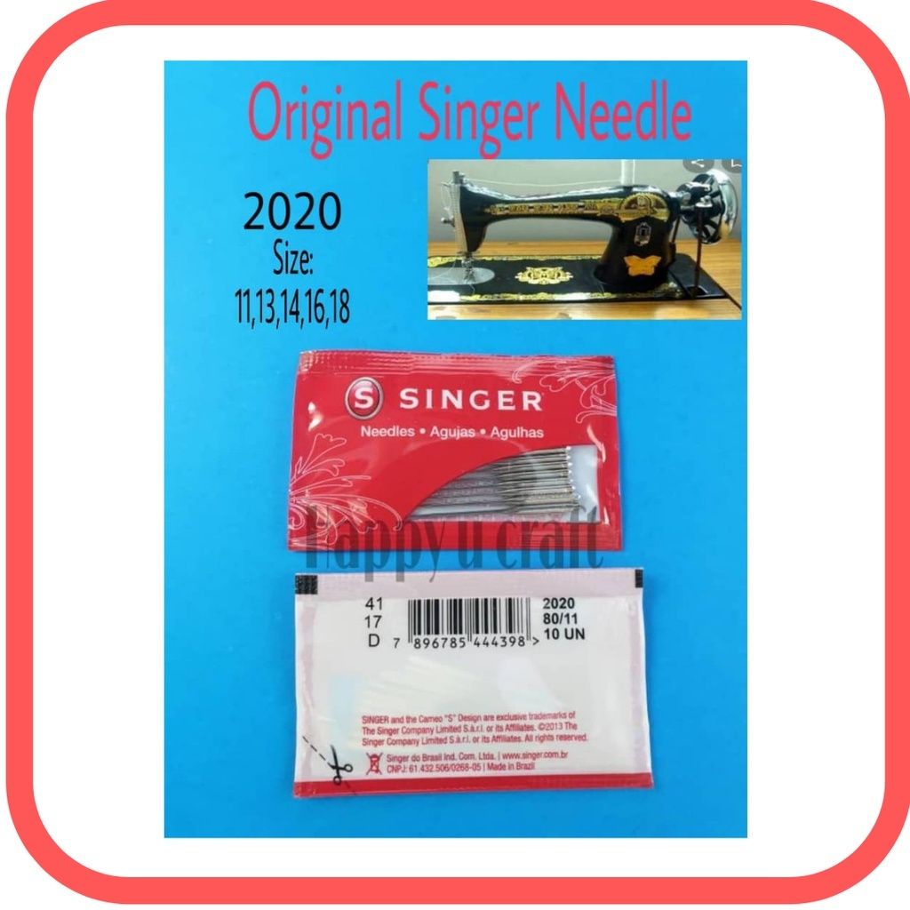 ORIGINAL Singer Needle 2020 / Jarum Singer ORIGINAL 2020 | Shopee Malaysia