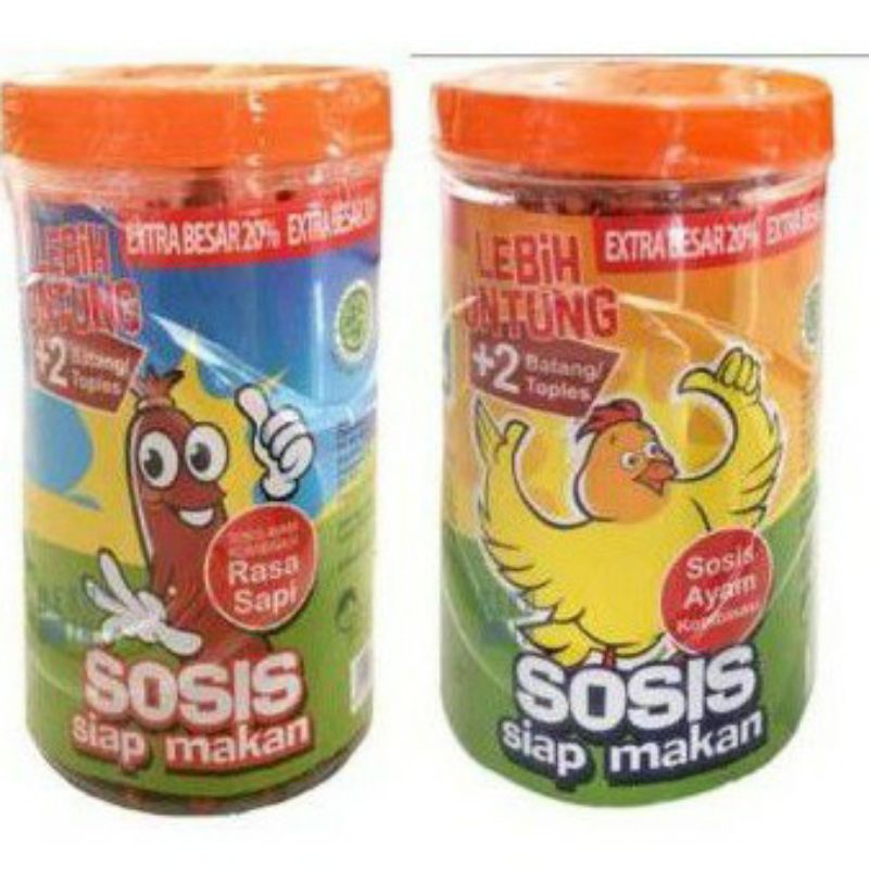 Sosis Siap Makan rasa Sapi & Ayam | Shopee Malaysia