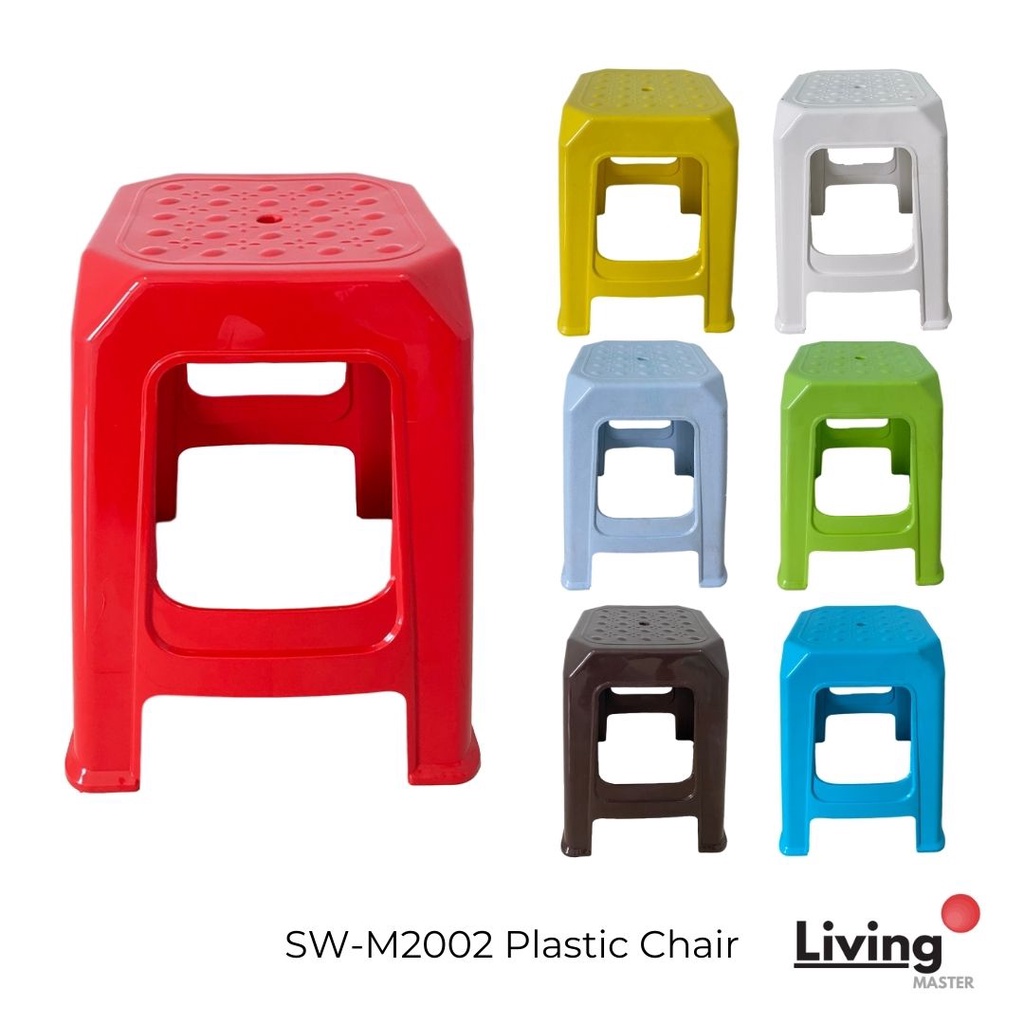 Square deals plastic stool