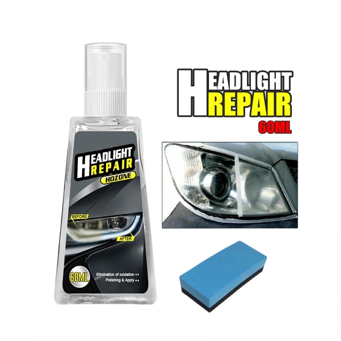 Car headlight Cleaning Car Repair Fluid Headlight Repair Kit 60ml Car