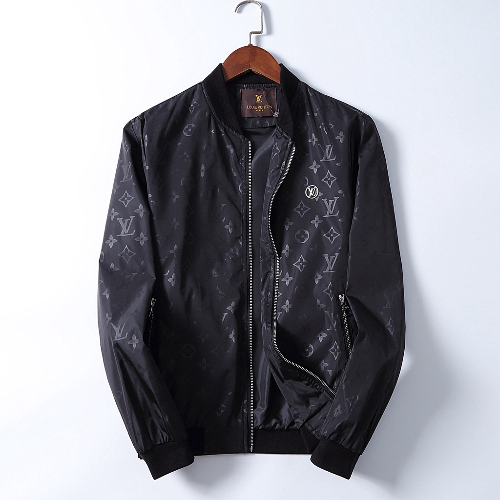 LV LOUIS VUITTON Men's casual bomber jacket coat S-XXXL M484 | Shopee ...