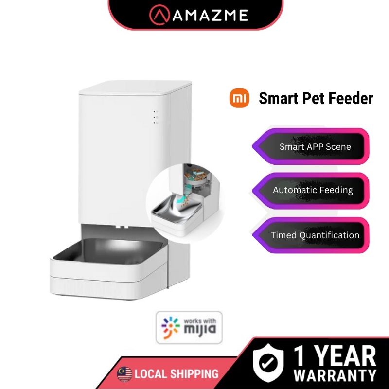 Xiaomi Mijia Smart Pet Feeder Automatic Food Dispenser XWPF01MG Auto ...