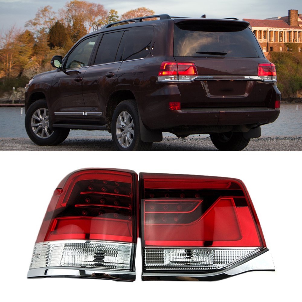 OWCX Car LED Tail Lights Tail Lamp Fog Lights Day Running Light For