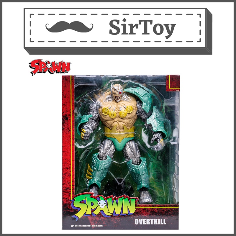McFarlane Toys Megafig Spawn Overtkill Action Figure New in Box