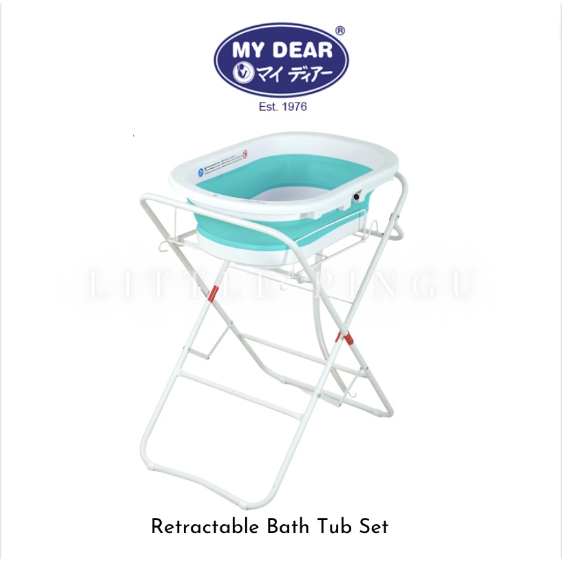 My Dear Retractable Bath Tub Set (Bath Tub & Stand) Shopee Malaysia