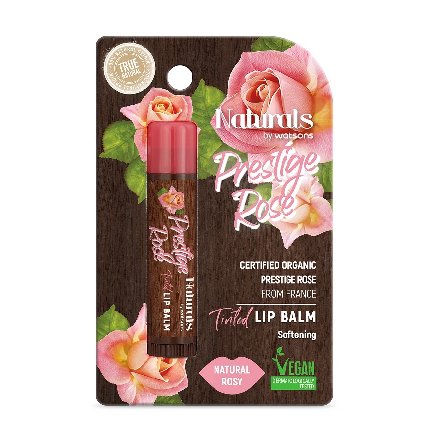 Naturals By Watsons Prestige Rose Tinted Lip Balm (4.5g) Shopee Malaysia