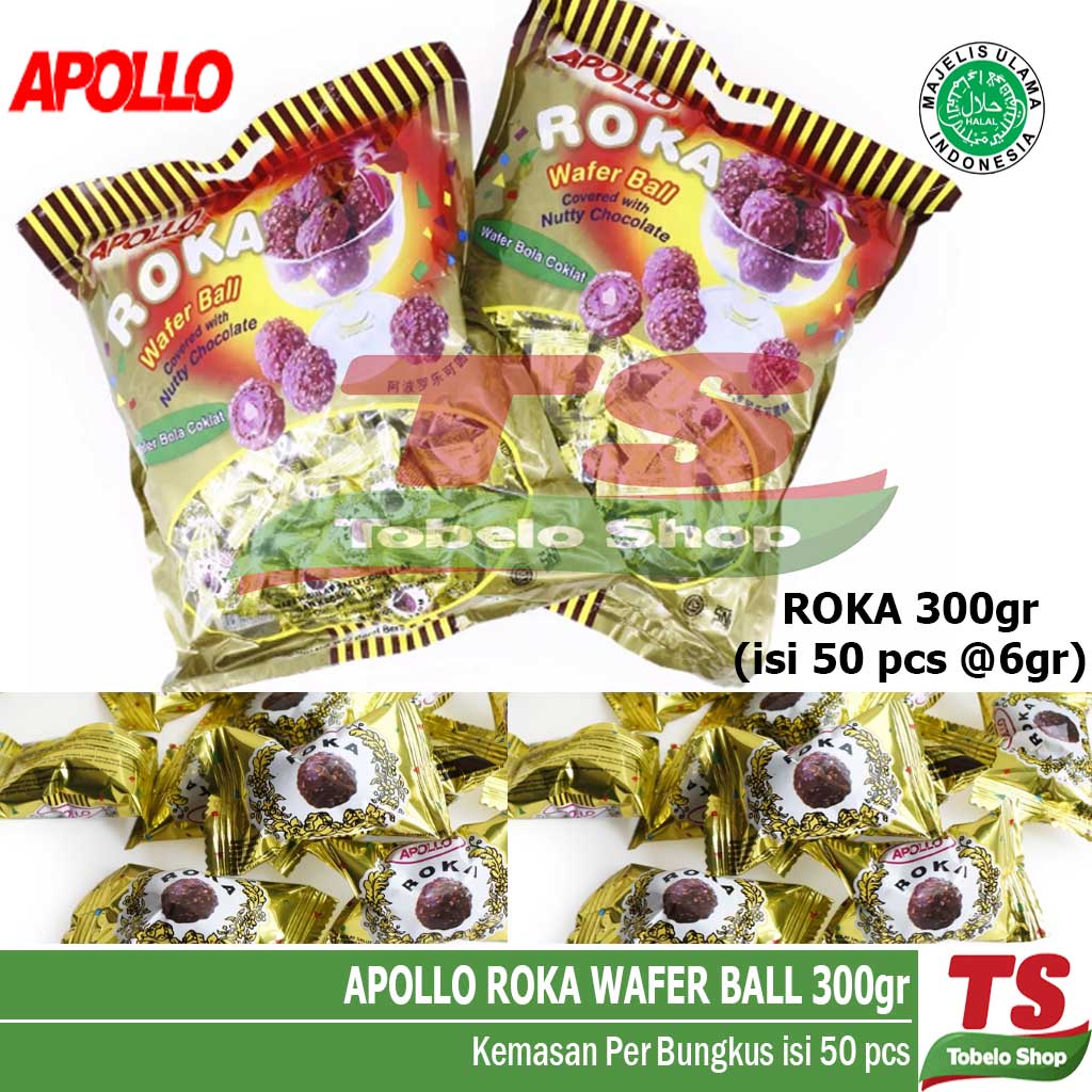 Apollo ROKA WAFER BALL contains 50 PCS | Shopee Malaysia