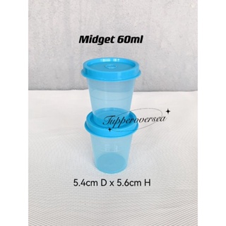 Tupperware Small Round Container 80ml (2 PCS) or Mini Round Container 30ml  (2 PCS) - Yellow / Purple / Blue