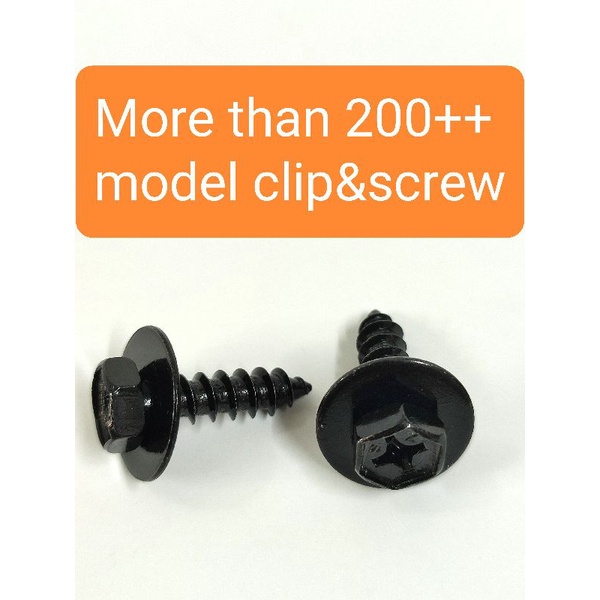 toyota bumper screw (10pcs) Shopee Malaysia