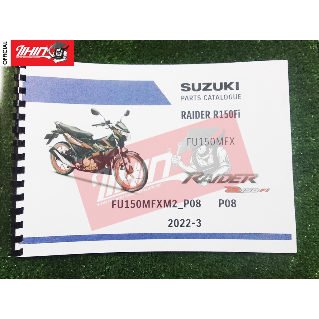 SUZUKI RAIDER FU150MFXM2 PART CATALOGUE | Shopee Malaysia