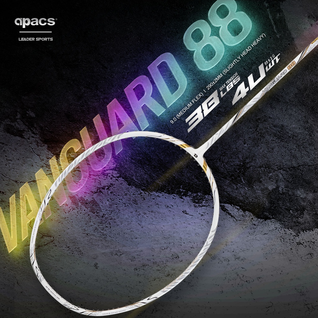 (FREE STRING & GRIP) APACS BADMINTON RACKET VANGUARD 88 Shopee Malaysia