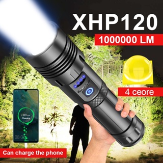 1pc Flashlights LED High Lumens Rechargeable, 200000 Lumens Super Bright  Flashlight, Flash Light Battery Powered, Powerful Handheld Flashlight for  Emergency Camping Hiking Gift