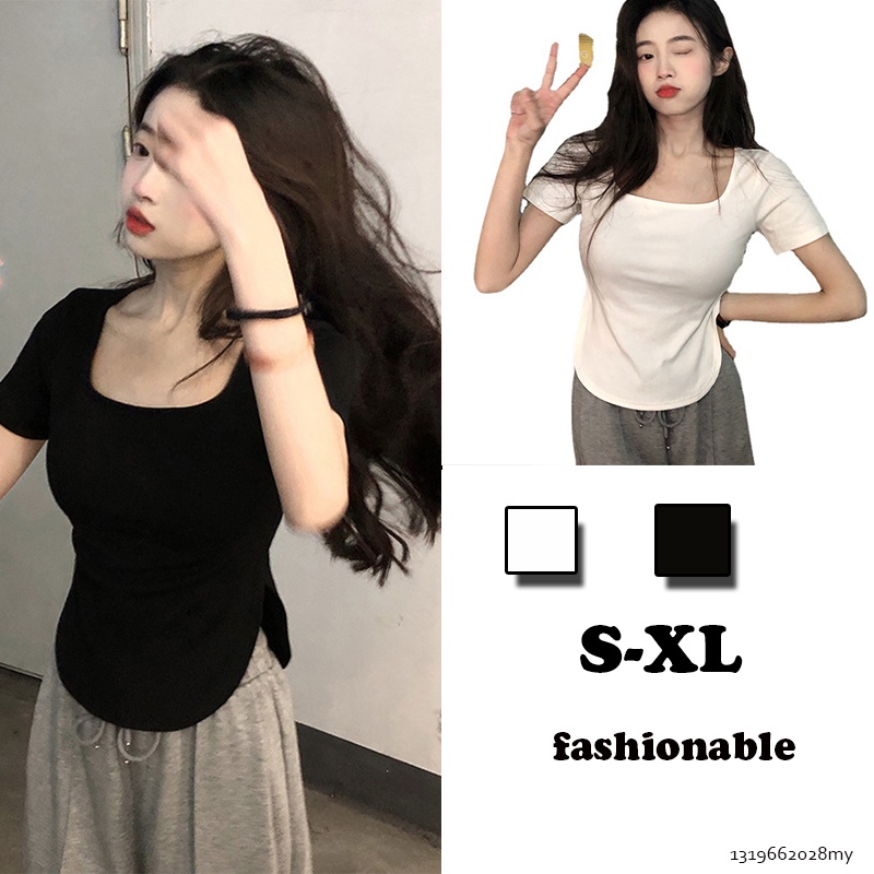Women's Short Sleeve Oversize Basic Tee