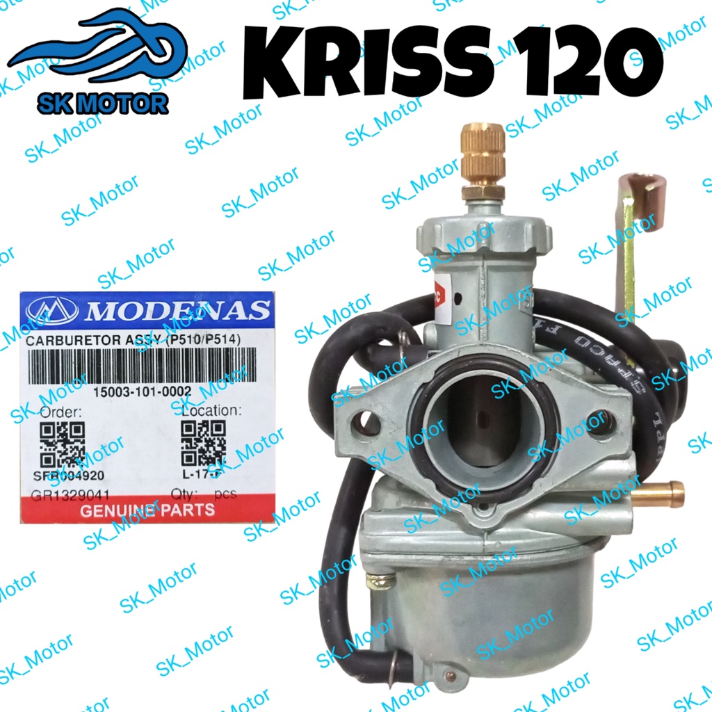 Modenas KRISS 120 Original Carburetor Assy Carburator Karburetor