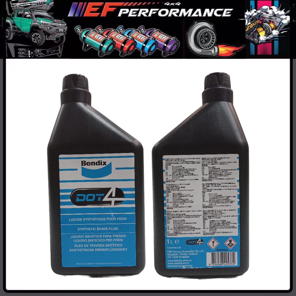 100 ORIGINAL Bendix Genuine Synthetic Dot 4 Brake Oil & Clutch Fluid