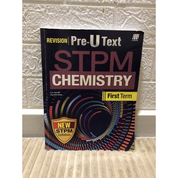 STPM Chemistry (First Term) [preloved] | Shopee Malaysia