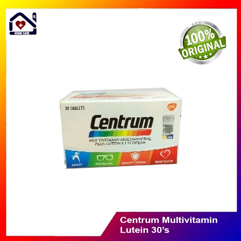 Centrum Multivitamin Lutein 30s Shopee Malaysia