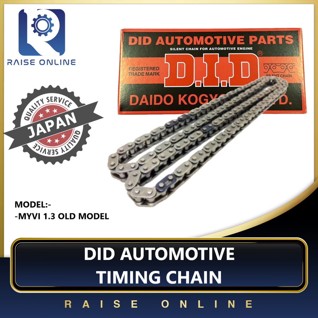 100 DID MADE IN JAPAN JAPAN QUALITY TIMING CHAIN PERODUA MYVI 1.3cc