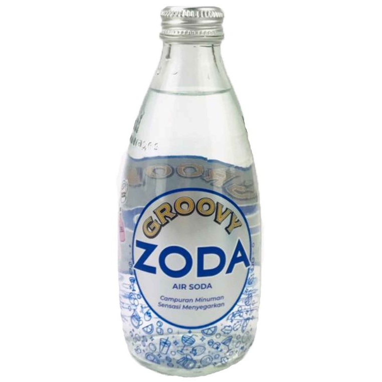 ZODA 250 ML HALAL BOTOL KACA / GROVY ZODA WATER / AIR ZODA | Shopee