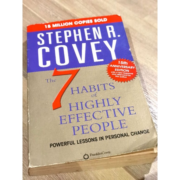 The 7 Habits Of Highly Effective People Book By Stephen R Covey ...